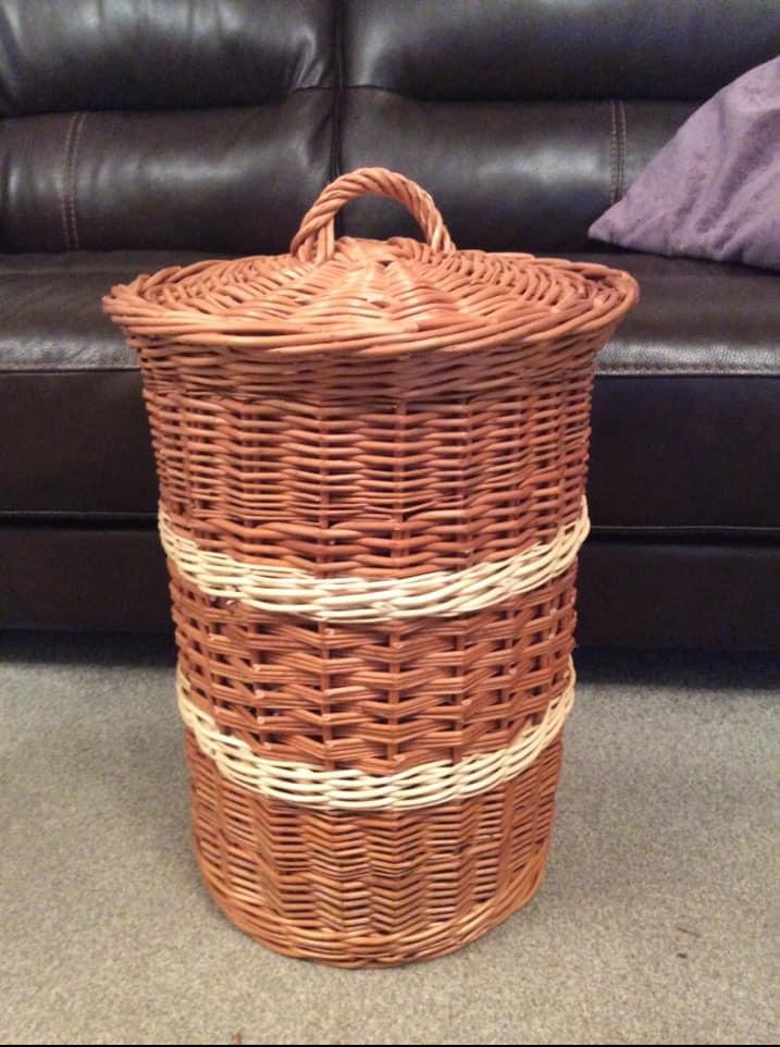 Space Saving Linen Basket