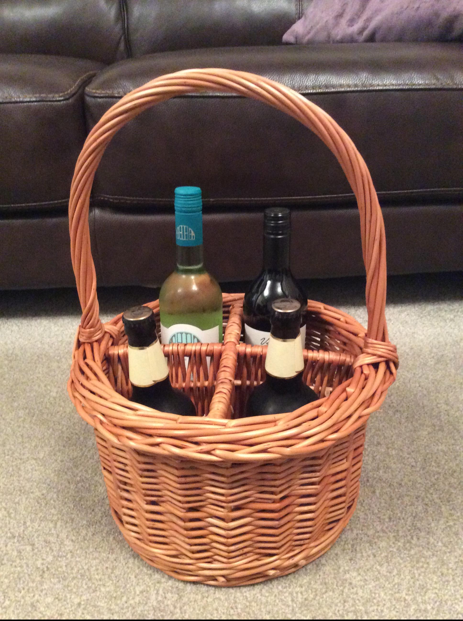 Four Wine Bottle Holder 